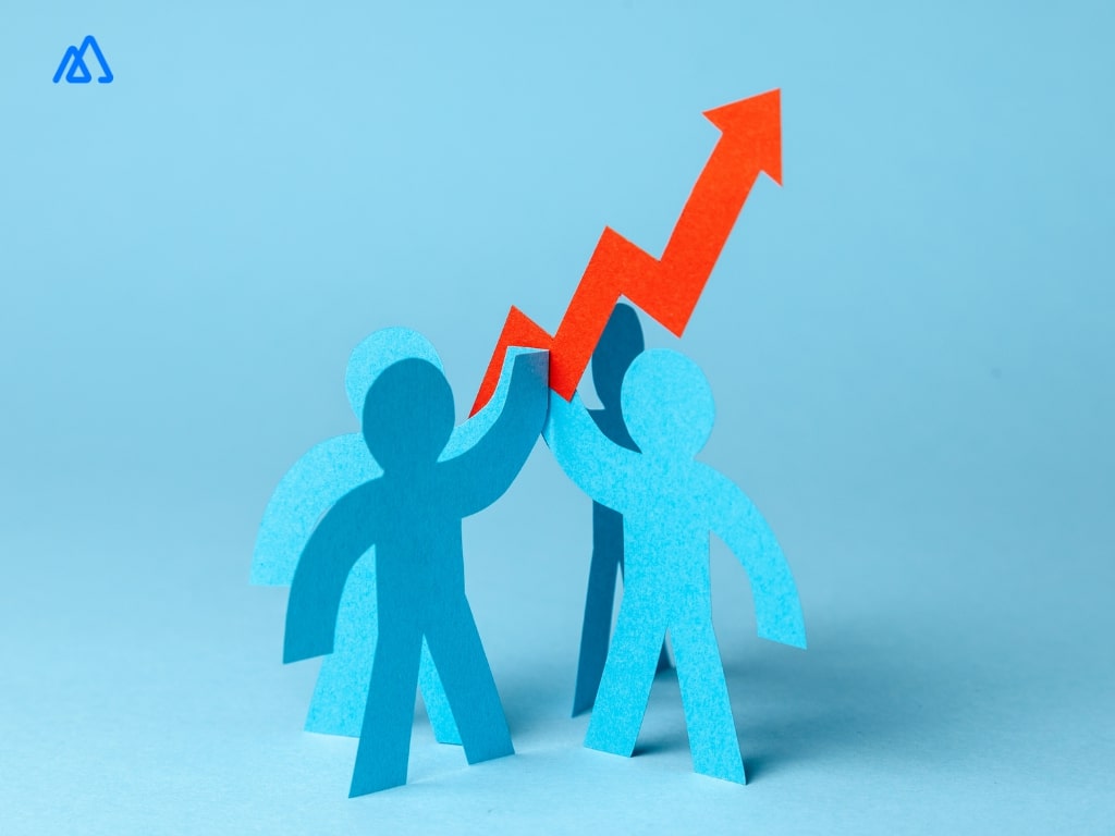 4 men together as a team