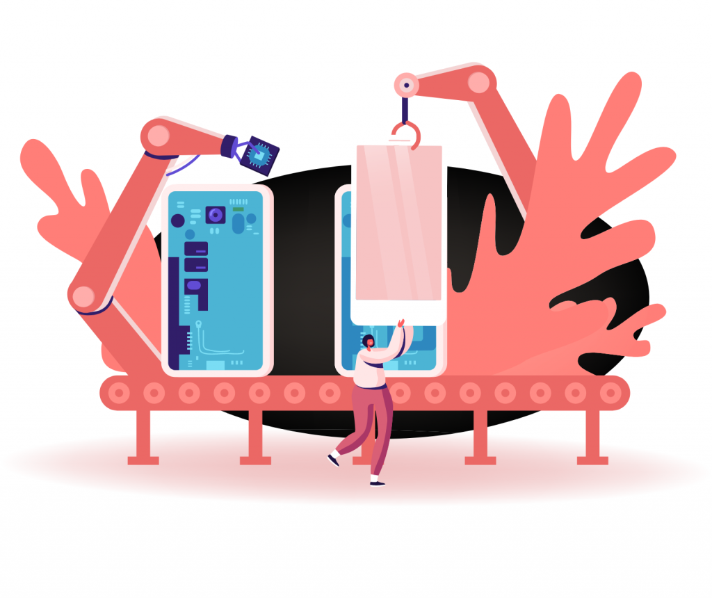 2 phones connecting
