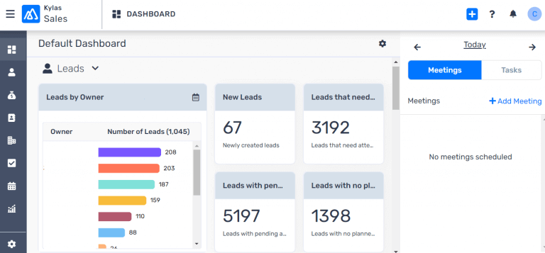 Kylas Dashboard