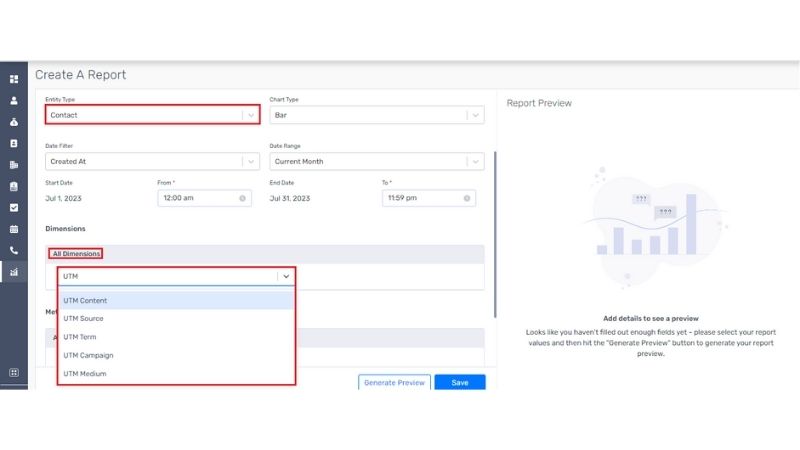 Contact Campaign Fields in Reports