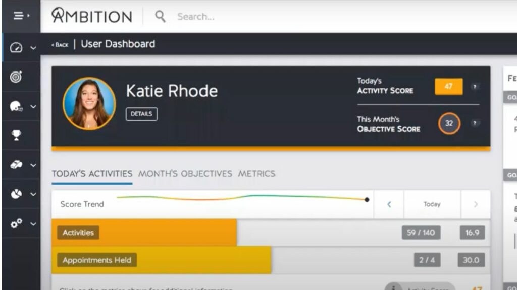 Ambition Dashboard