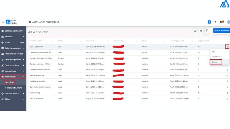 Clone a Workflow