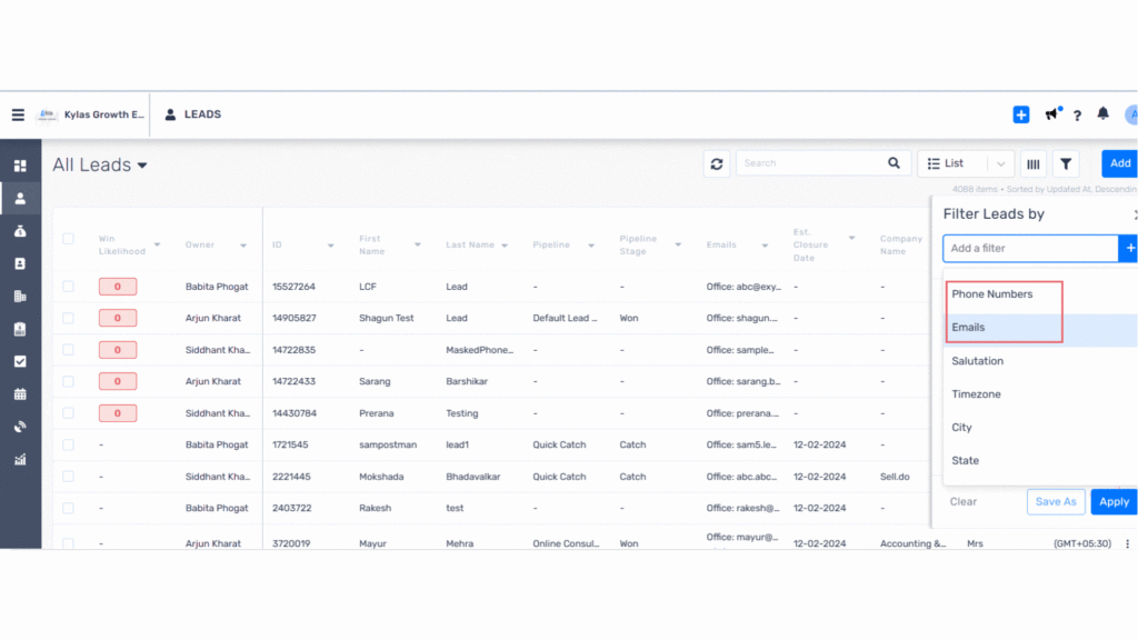 New Filter Options on Records